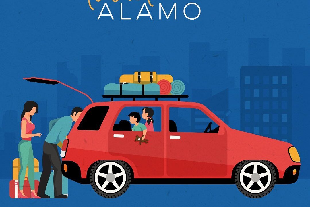 graphic design of Alamo Rent-A-Car